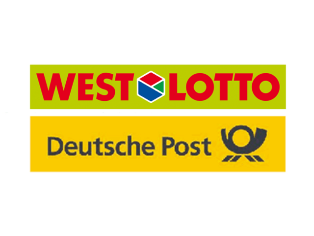 Logos Westlotto &amp; Deutsche Post